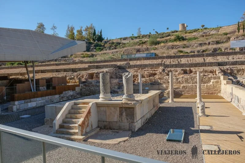 Restos arqueológicos del Barrio del Foro Romano · imagen de archivo