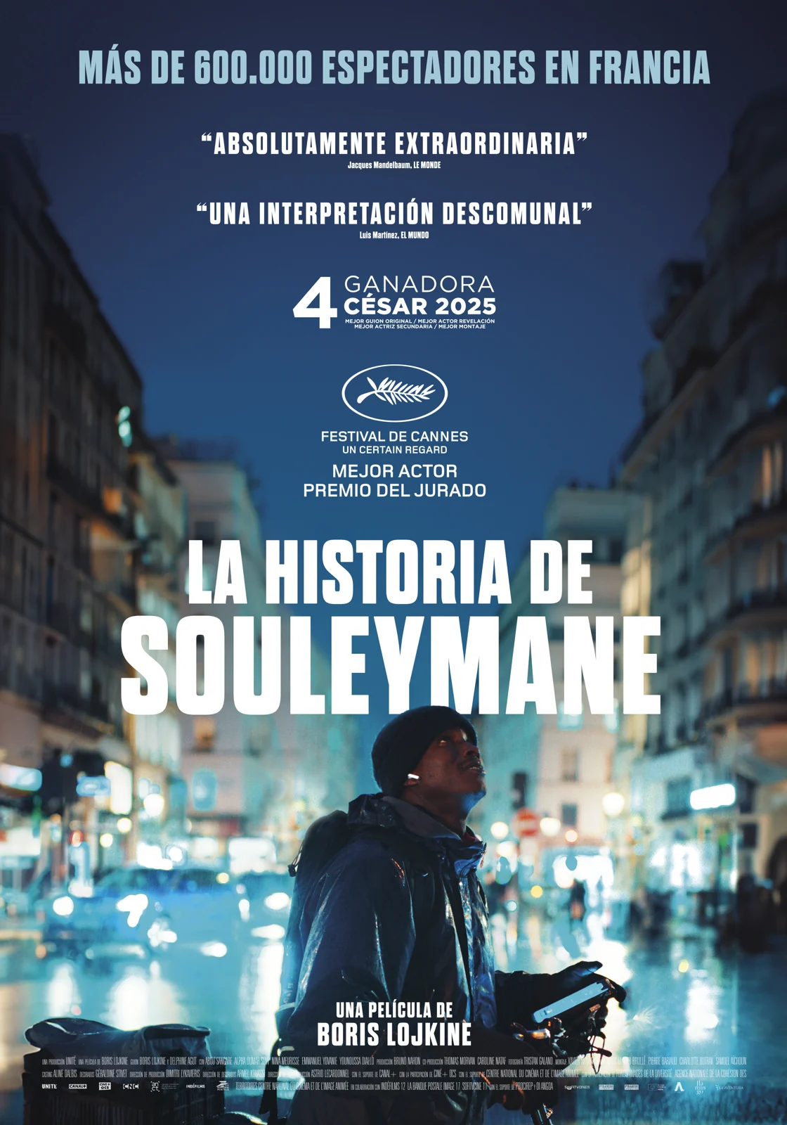 Cartel de La historia de Souleymane · Ficcmoteca de El Luzzy