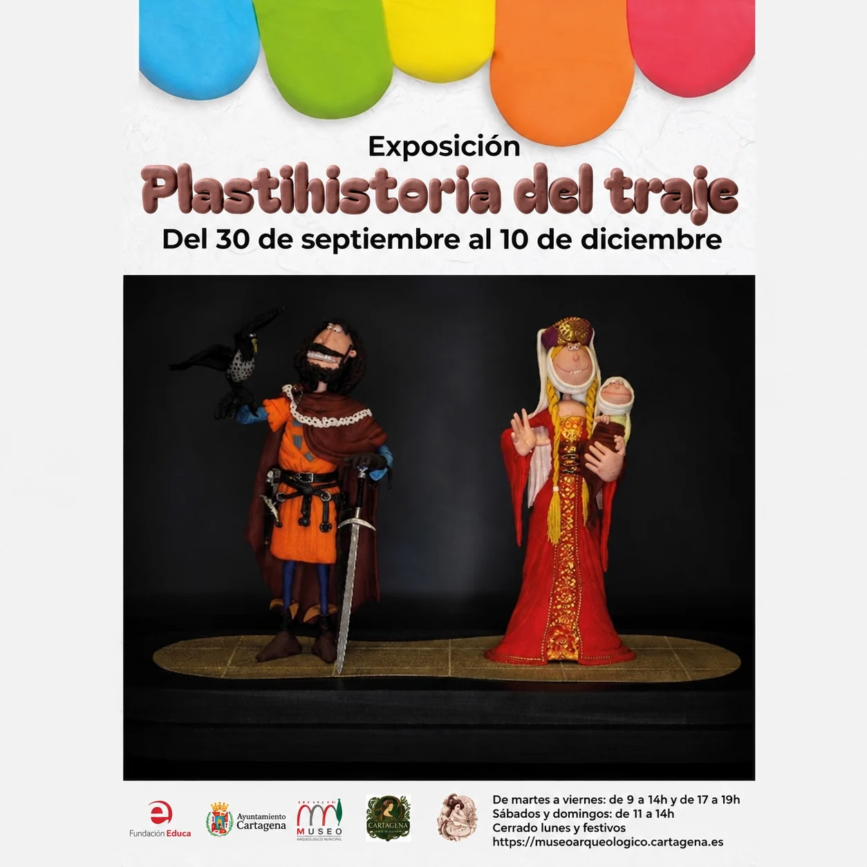 Cartel de Plastihistoria del traje