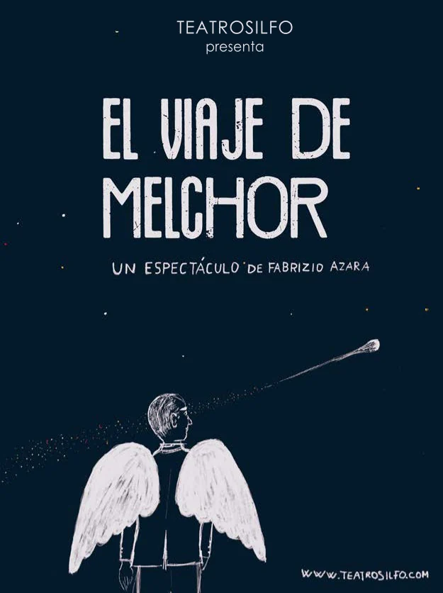 Cartel de El viaje de Melchor · Teatro familiar en El Luzzy