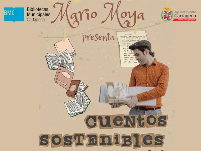 Cartel de Cuentos sostenibles · Mario Moya