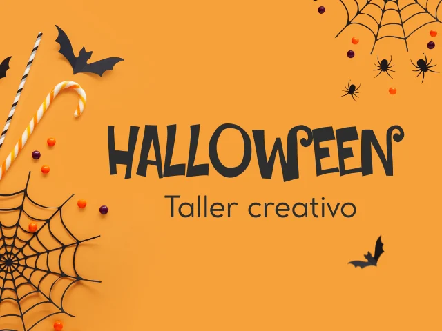 Cartel de Halloween · Taller creativo en bibliotecas