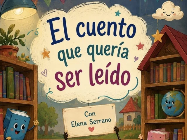 Cartel de El cuento que quería ser leído · Elena Serrano