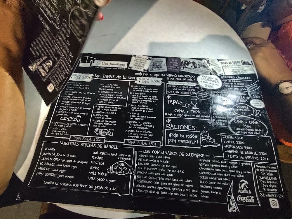 Bodega La Fuente · carta, página 7