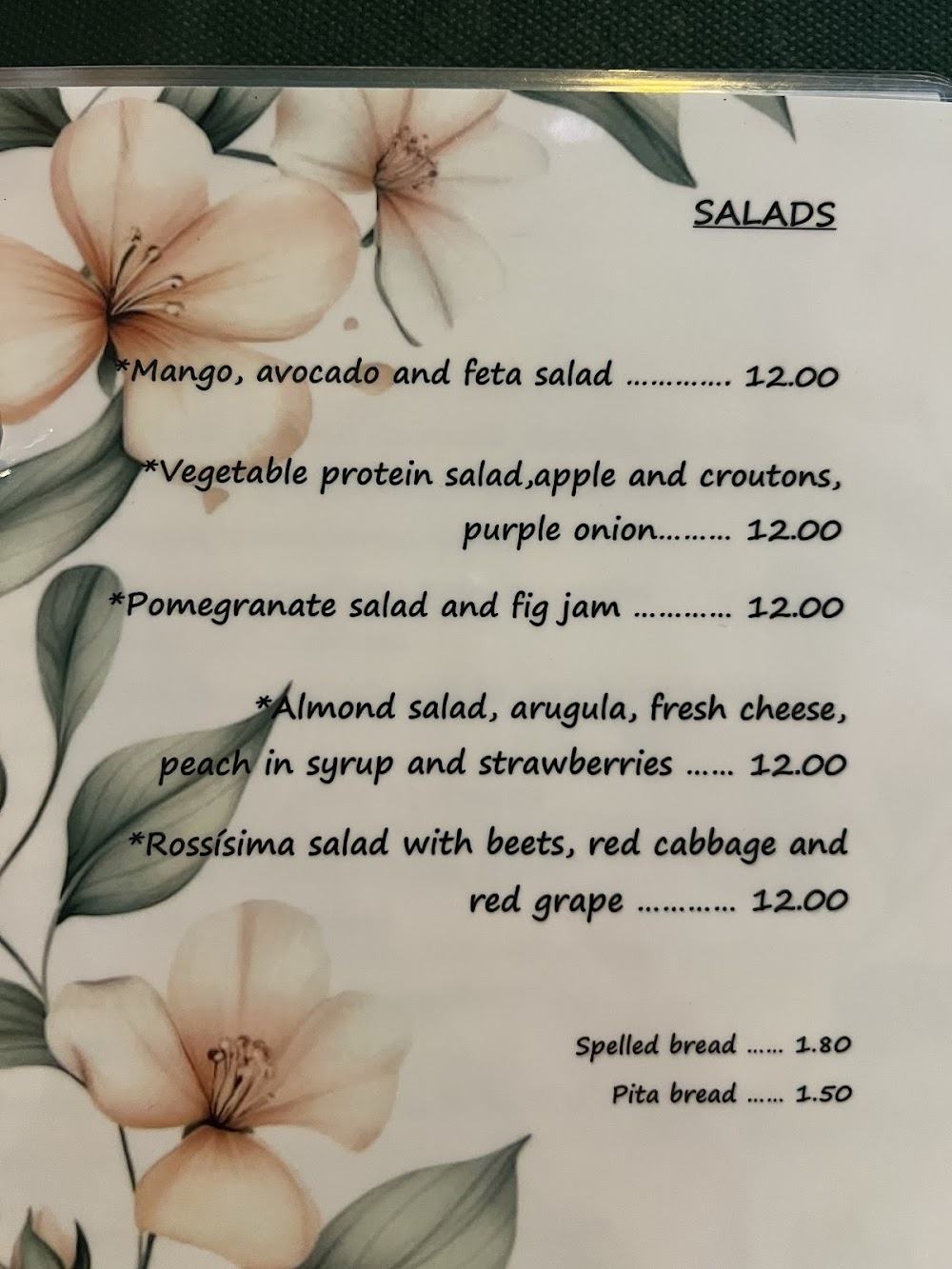 Chef Momo · carta, página 5
