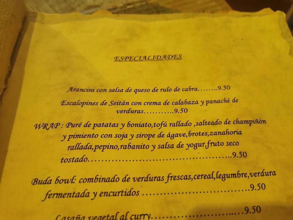 Chef Momo · carta, página 6