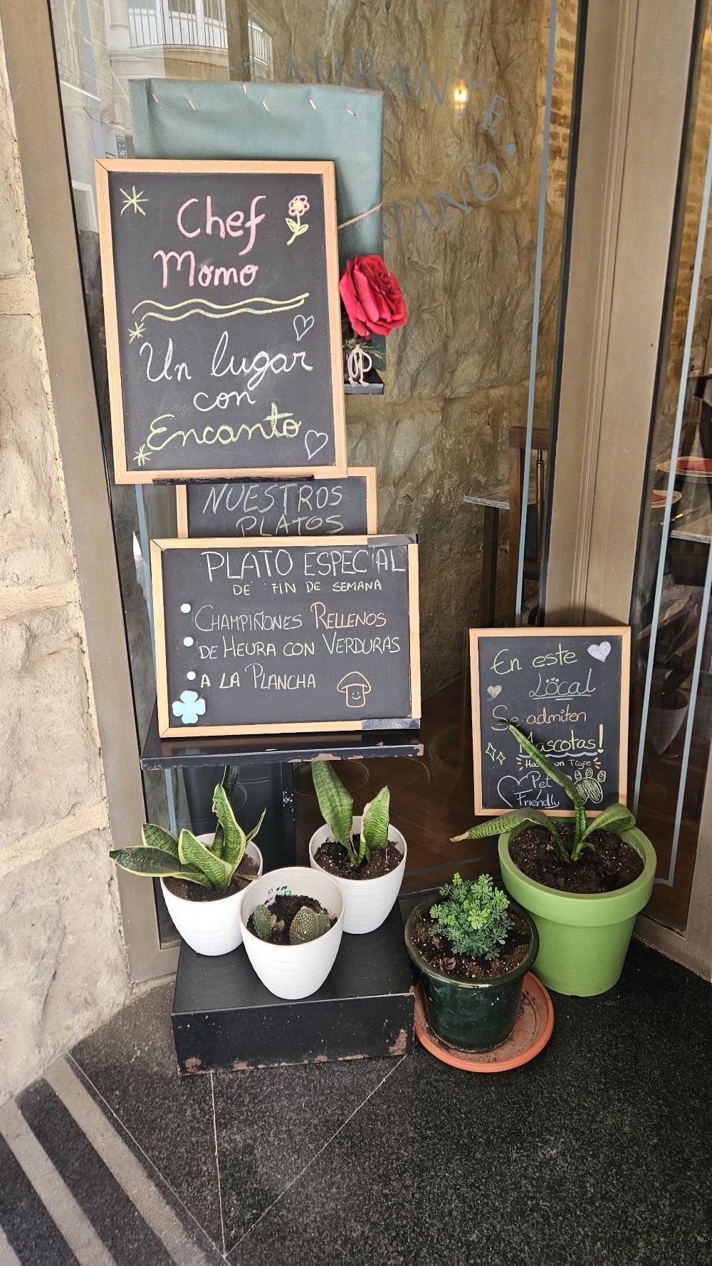 Chef Momo · carta, página 9