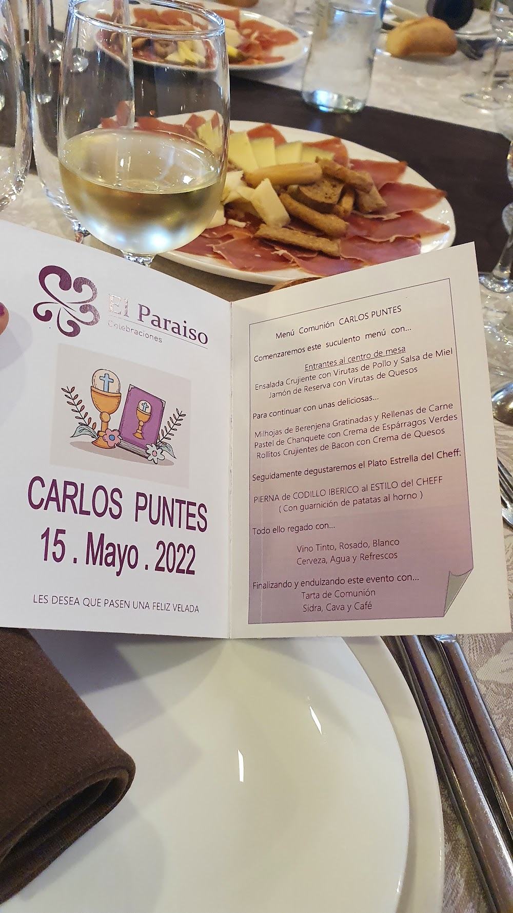 El Paraíso · carta, página 8