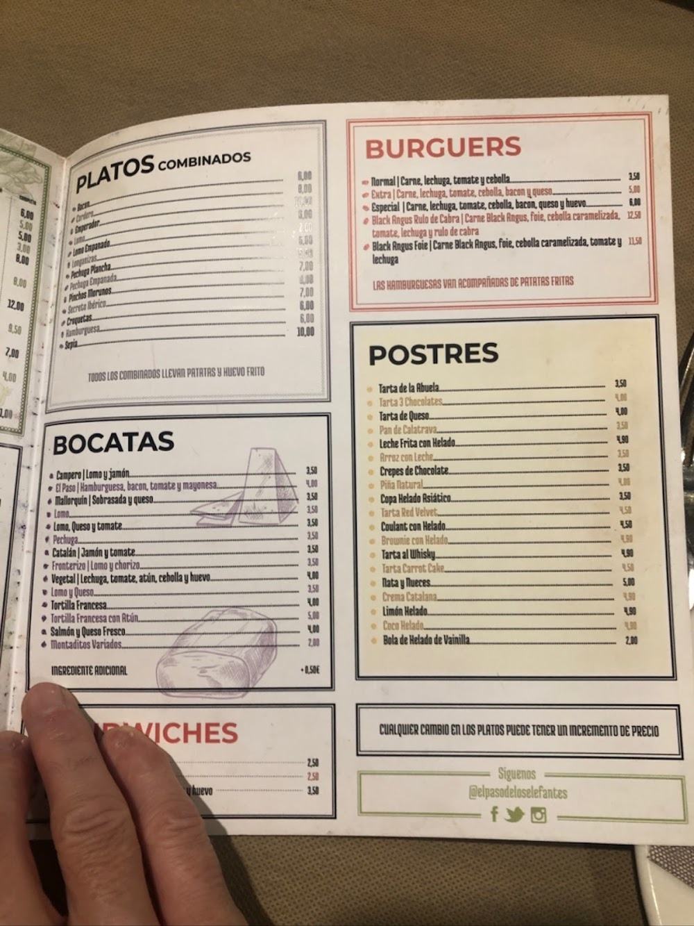 El Paso de los Elefantes · carta, página 9