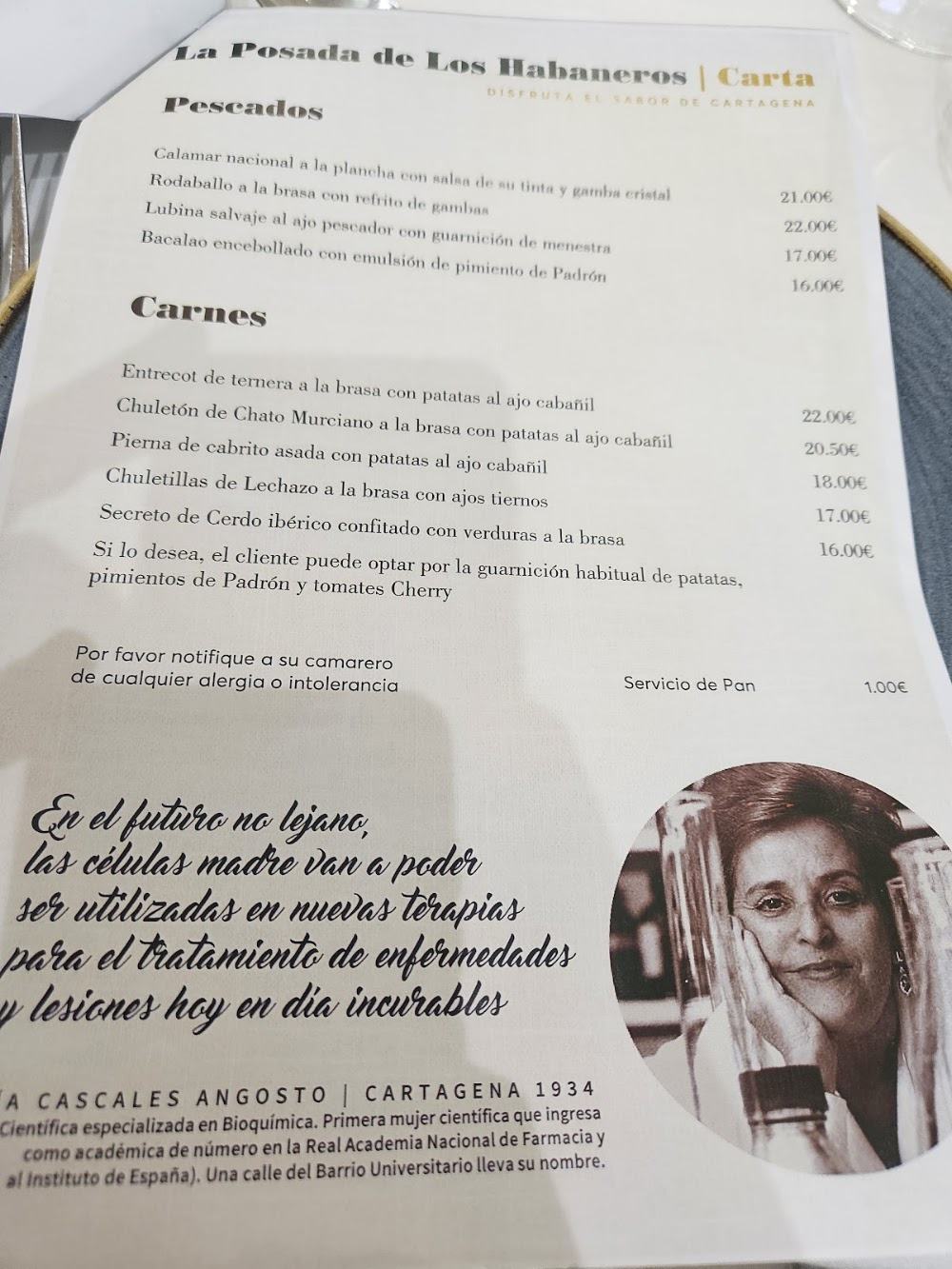 La Posada de los Habaneros · carta, página 5