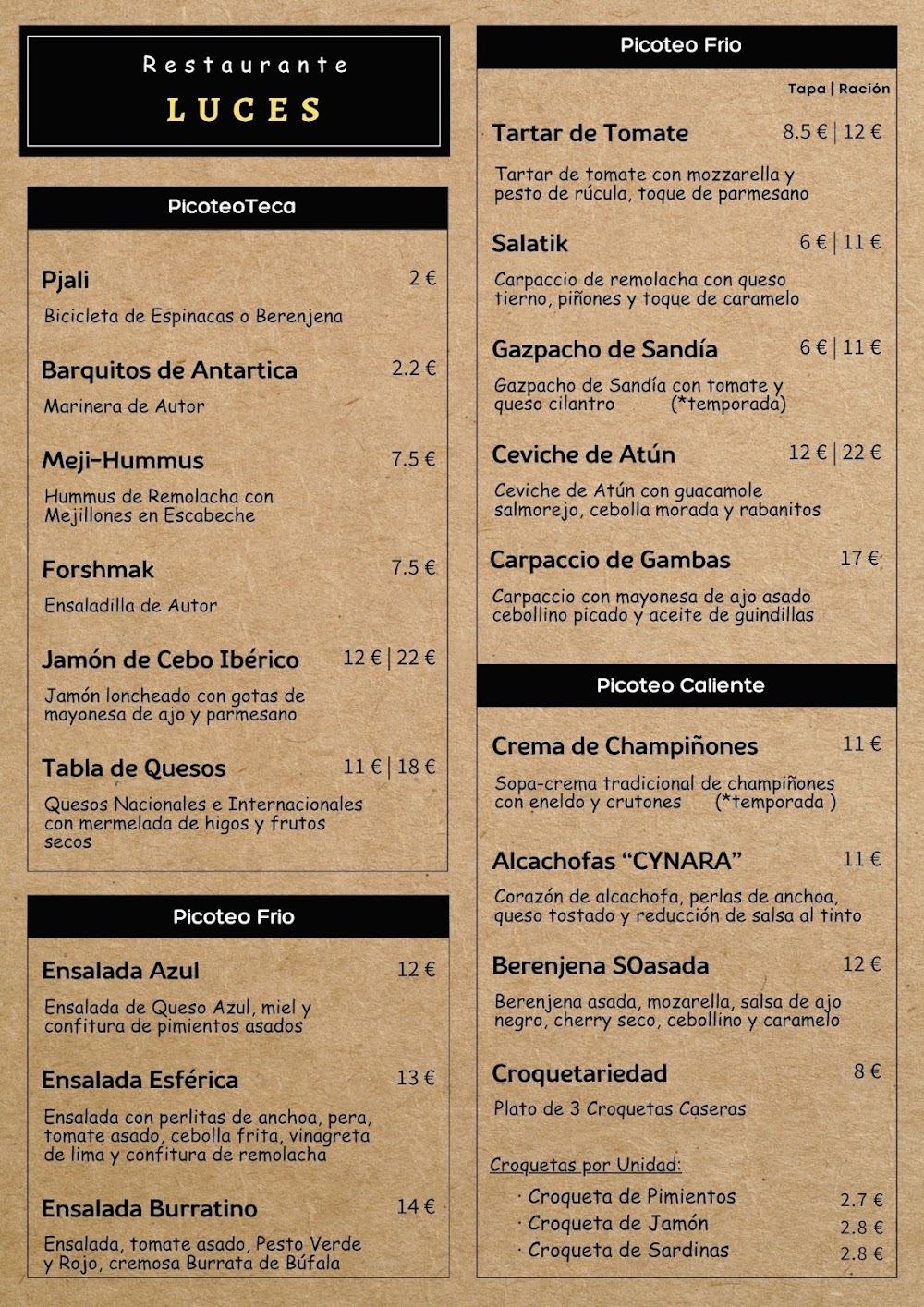 Luces · carta, página 4