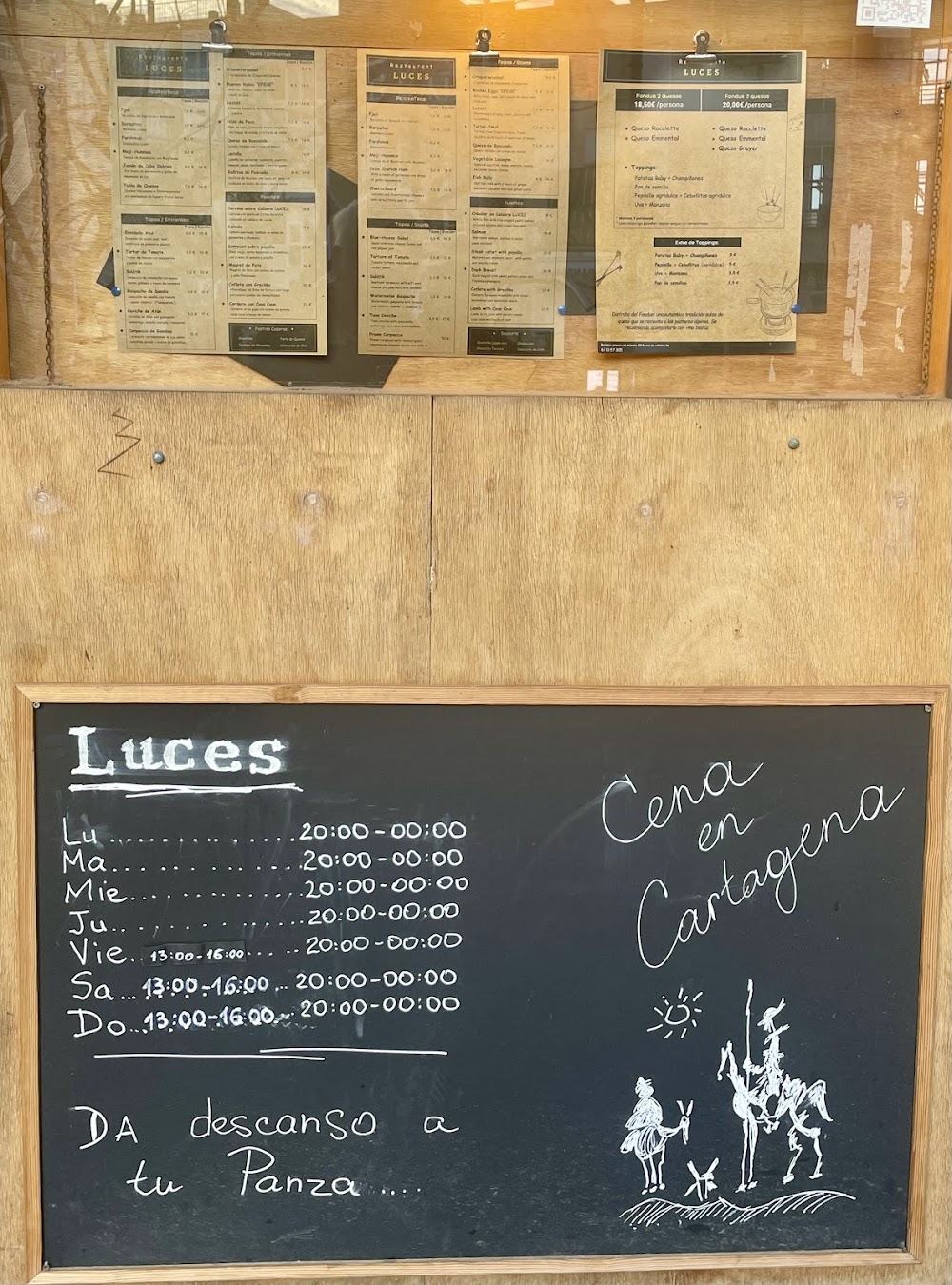 Luces · carta, página 6