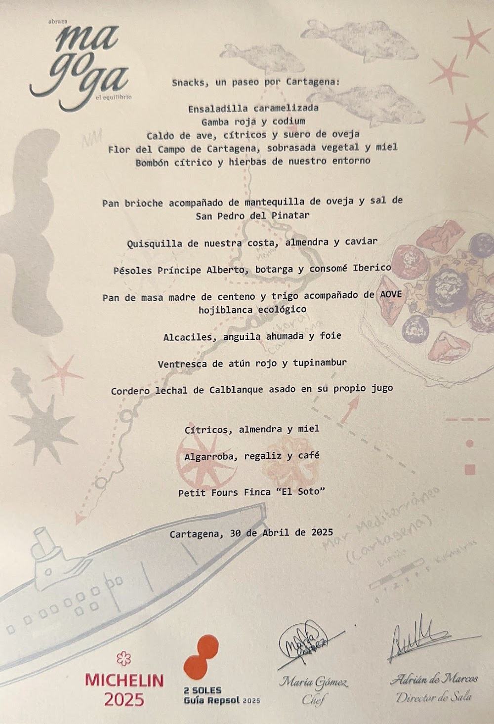 Magoga · carta, página 2
