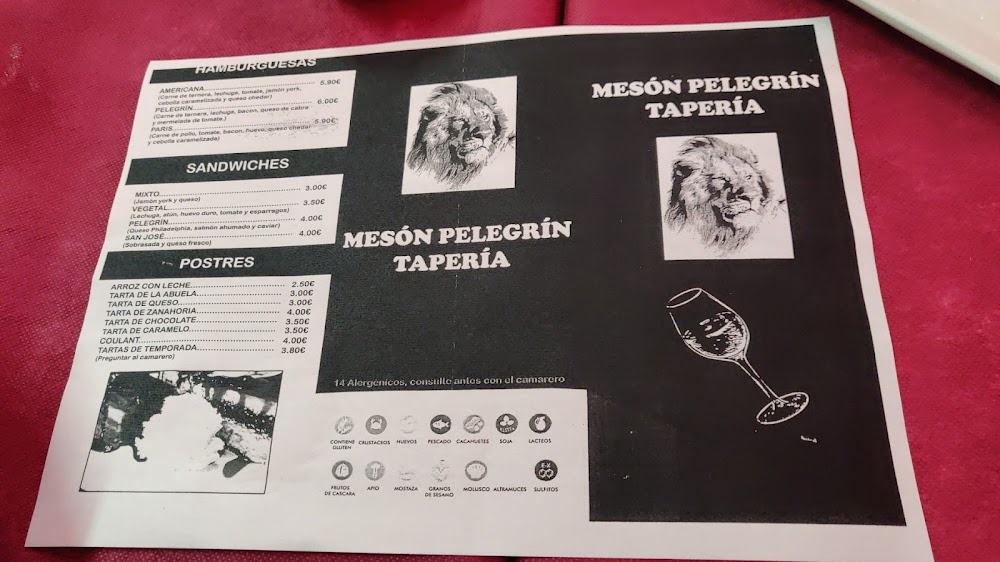 Mesón Fénix · carta, página 5