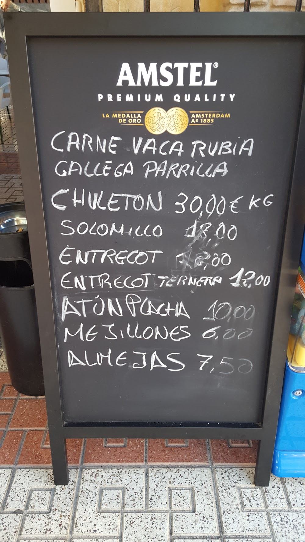 Mesón La Taberna de Rafael · carta, página 3