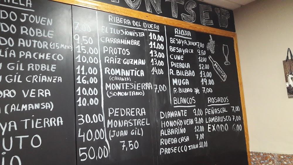 Mesón La Taberna de Rafael · carta, página 4