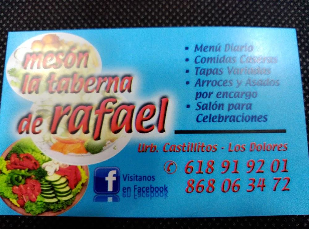 Mesón La Taberna de Rafael · carta, página 9