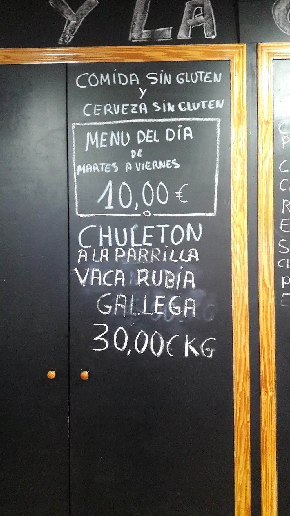 Mesón La Taberna de Rafael · carta, página 10