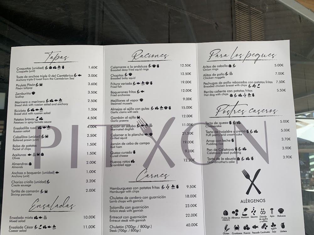 PITXÓN Restaurante Bar · carta, página 5