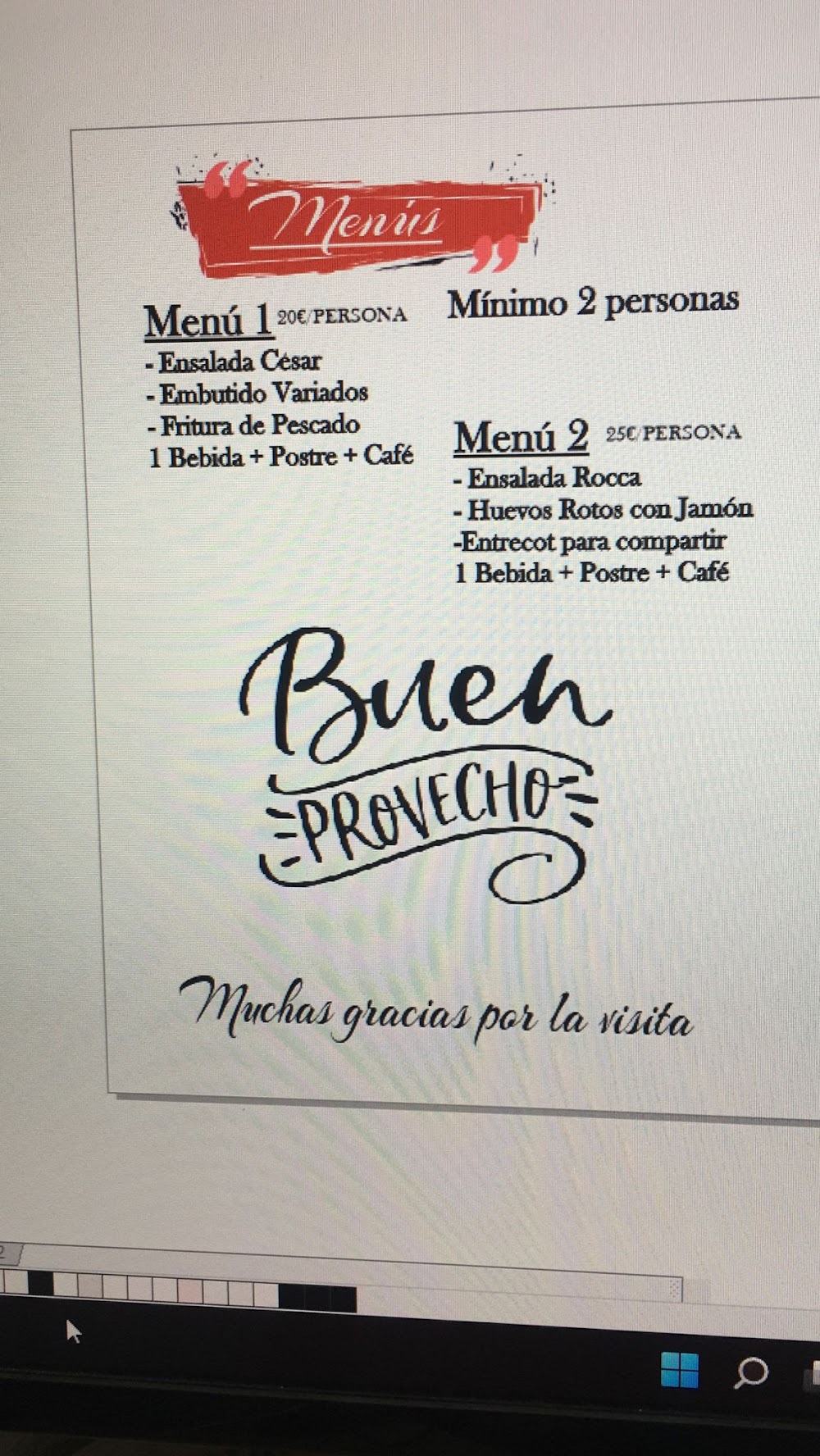 Restaurante La Rocca Restaurante Mediterráneo · carta, página 9