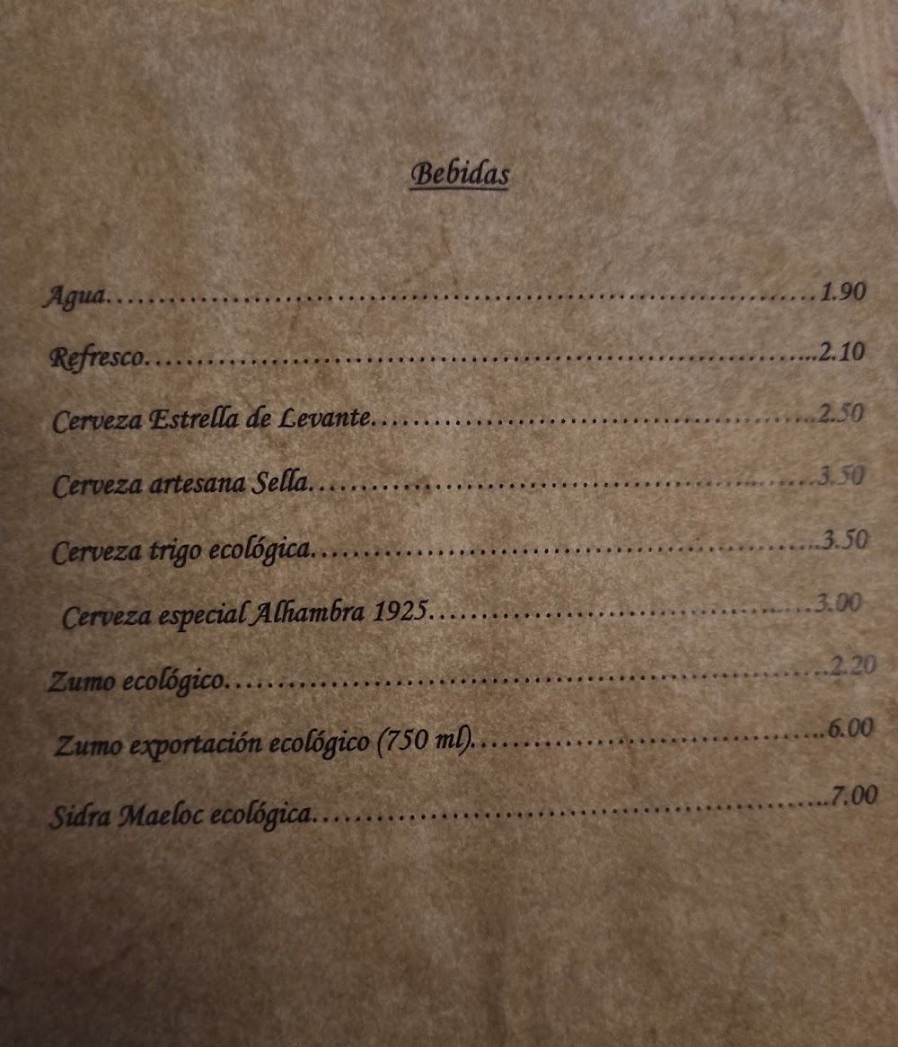 Restaurante La sella · carta, página 7