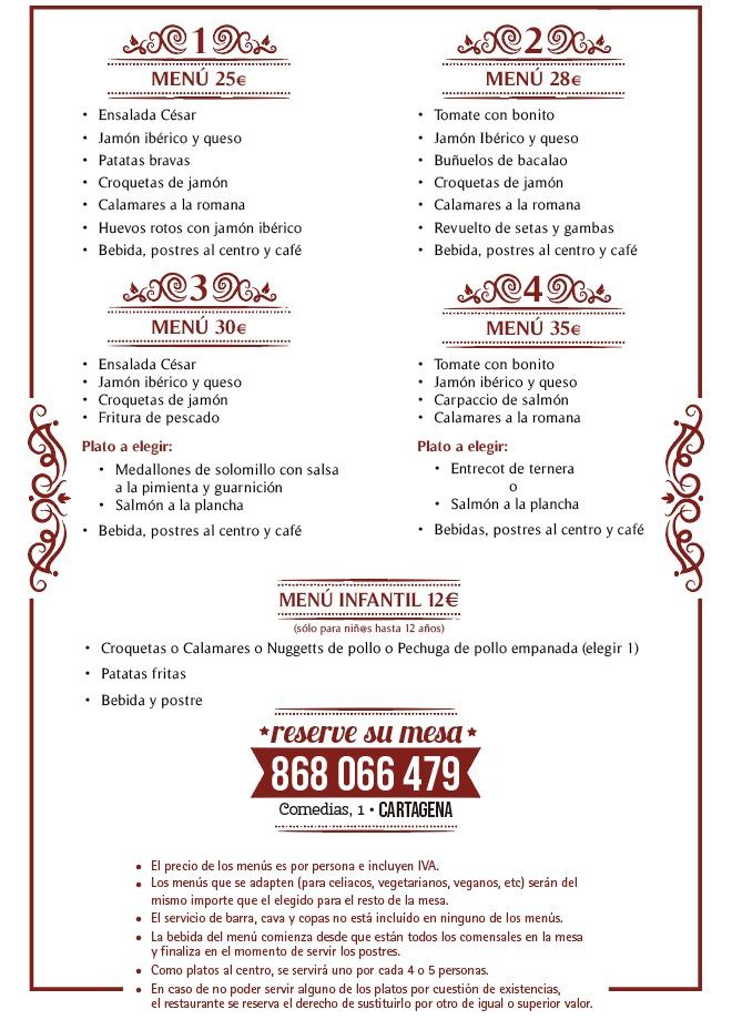 Rincón De Pepe (CARTAGENA) · carta, página 1
