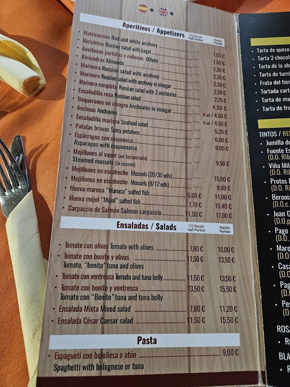 Rincón De Pepe (CARTAGENA) · carta, página 5