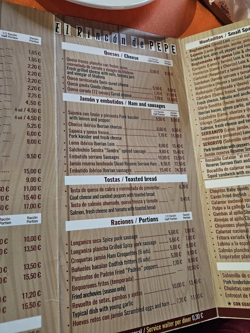 Rincón De Pepe (CARTAGENA) · carta, página 9