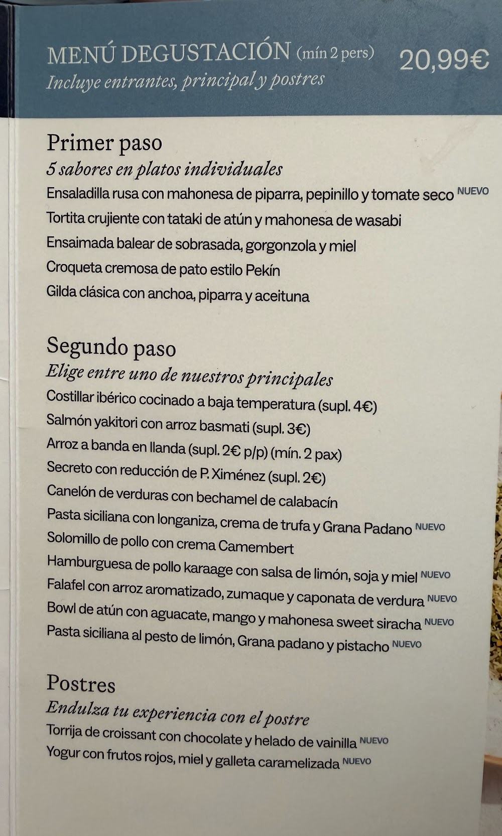 Saona · carta, página 1