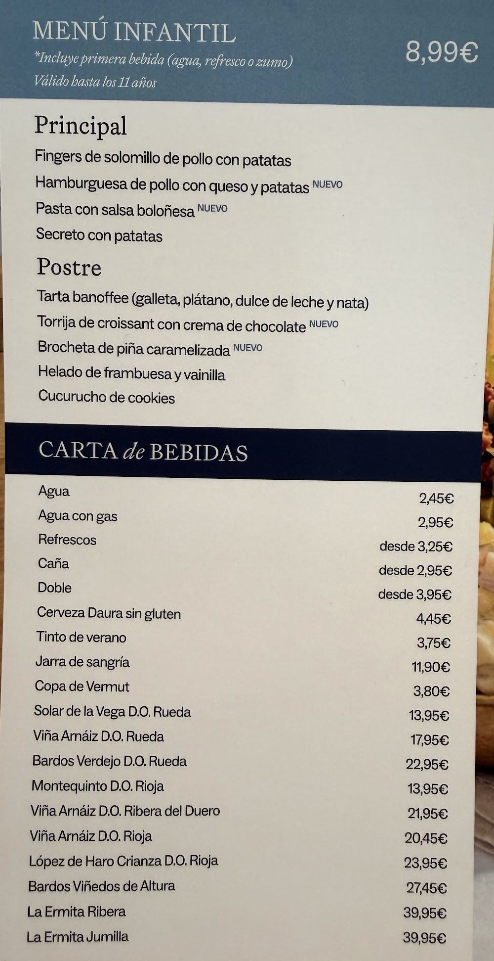 Saona · carta, página 2