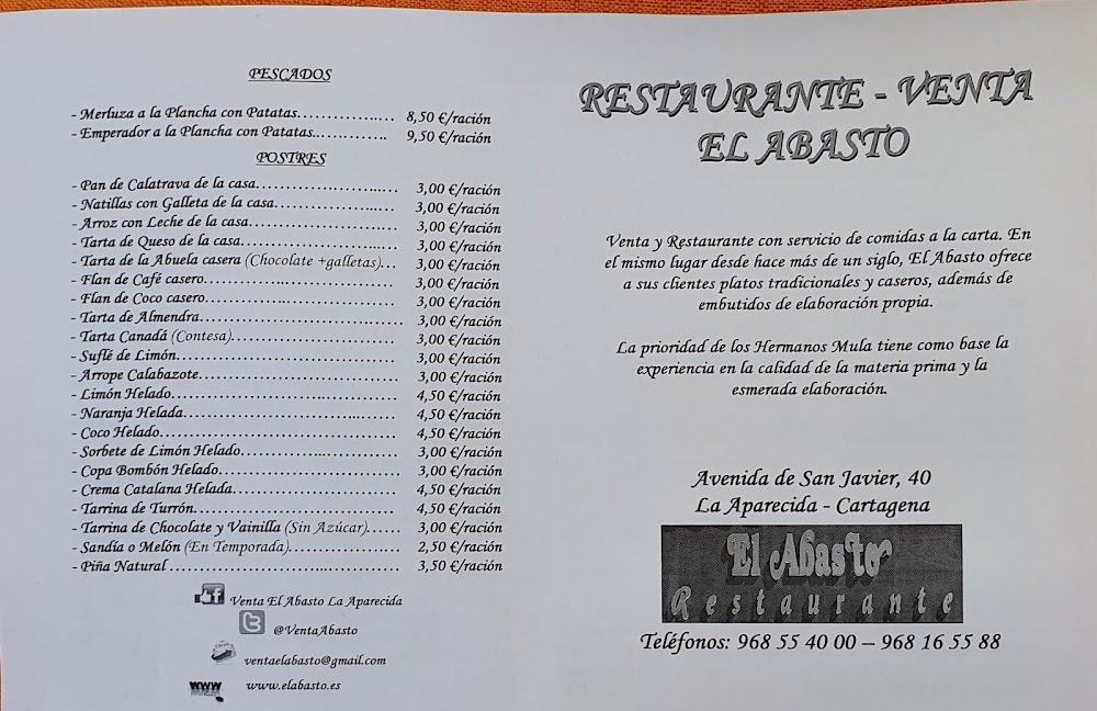 Venta El Abasto La Aparecida - Cartagena · carta, página 4