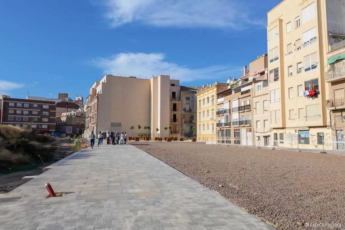 Imagen de la fuente asociada a: Cartagena encara la recta final de las obras de Morería Baja y Cantarerías, con su reapertura prevista para finales de octubre
