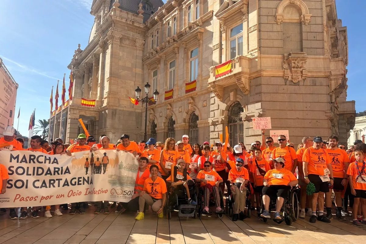 Imagen de la fuente asociada a: La I Marcha Solidaria SOI recorre Cartagena por el ocio inclusivo