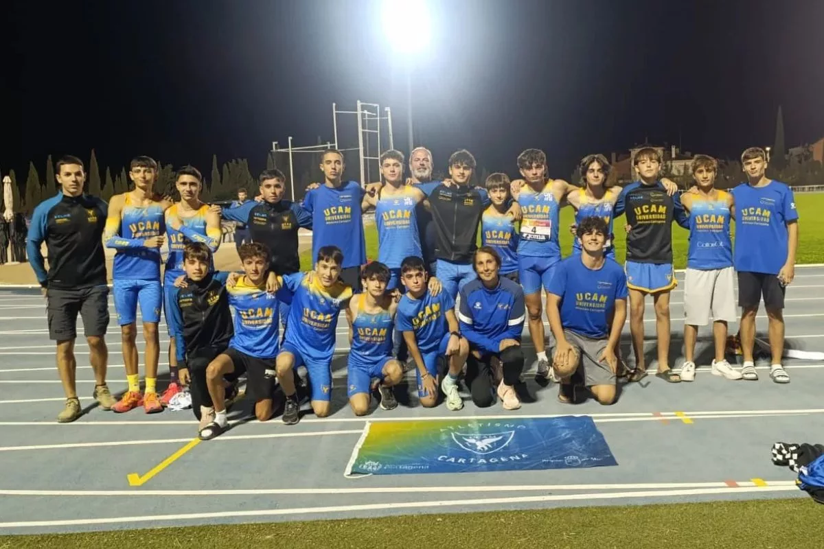 Imagen de la fuente asociada a: UCAM Atletismo Cartagena impulsa su cantera con actividades educativas y destacados resultados nacionales