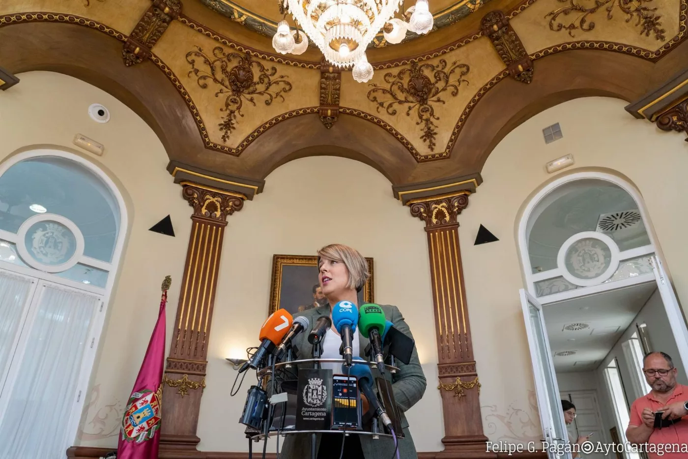 Imagen de la fuente asociada a: Noelia Arroyo celebra la convocatoria de elecciones y denuncia el «castigo» de Pedro Sánchez a Cartagena