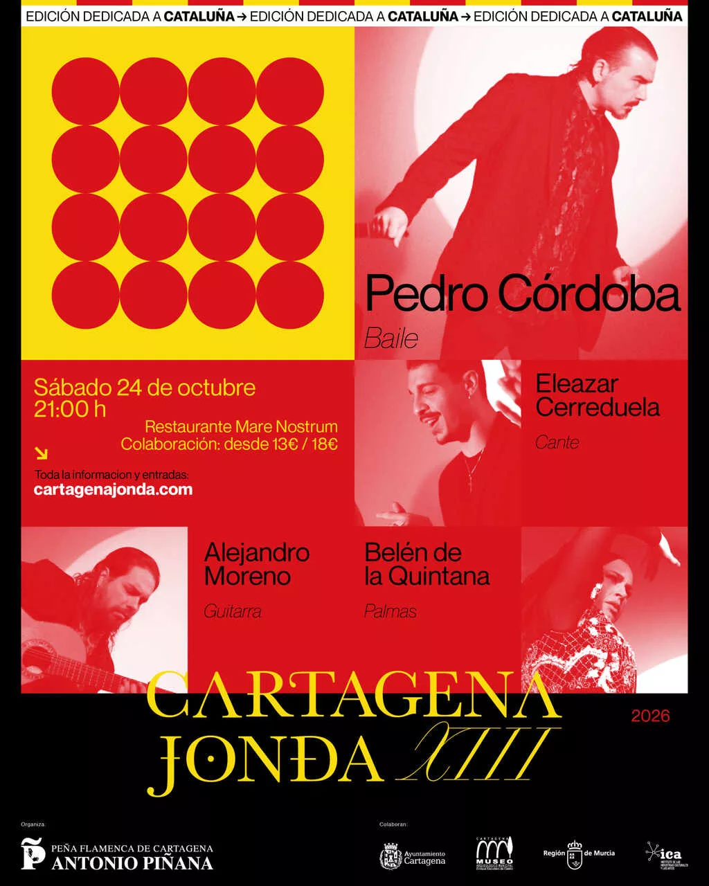 Imagen de la fuente asociada a: Pedro Córdoba llevará la fuerza y la elegancia del flamenco a Cartagena el próximo 24 de octubre