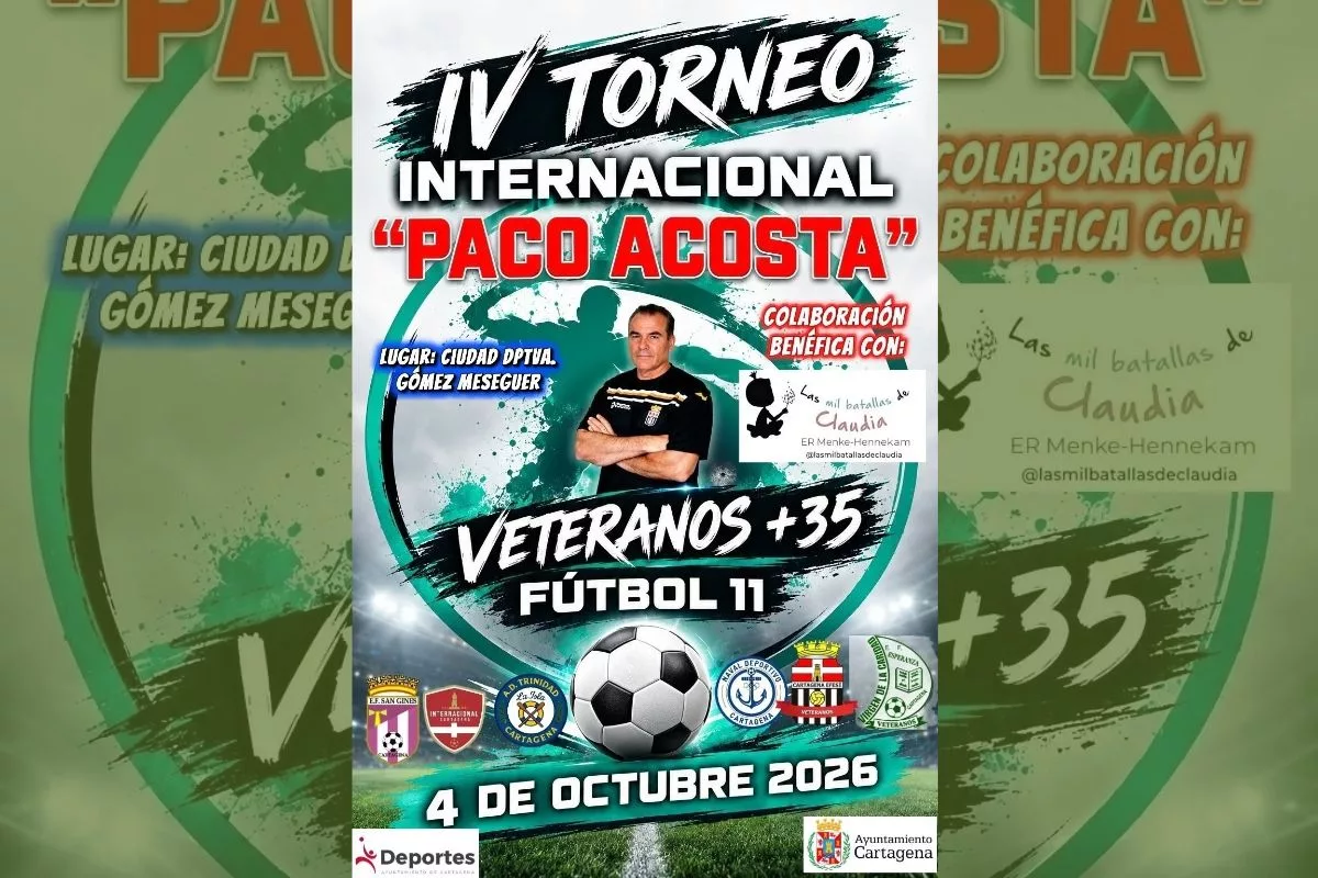Imagen de la fuente asociada a: Torneo de fútbol Paco Acosta este domingo en Cartagena