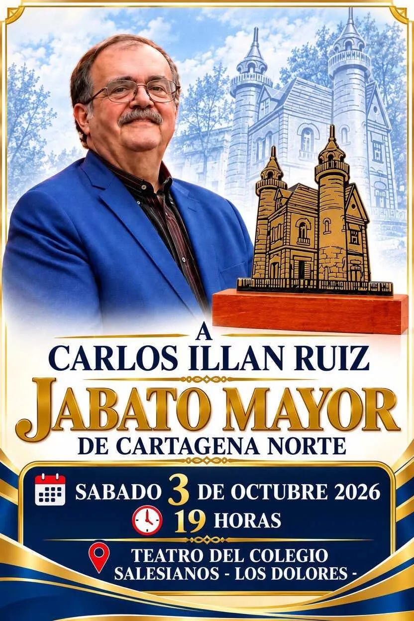 Imagen de la fuente asociada a: Carlos Illán Ruiz será nombrado Jabato Mayor de Cartagena Norte el próximo 3 de octubre