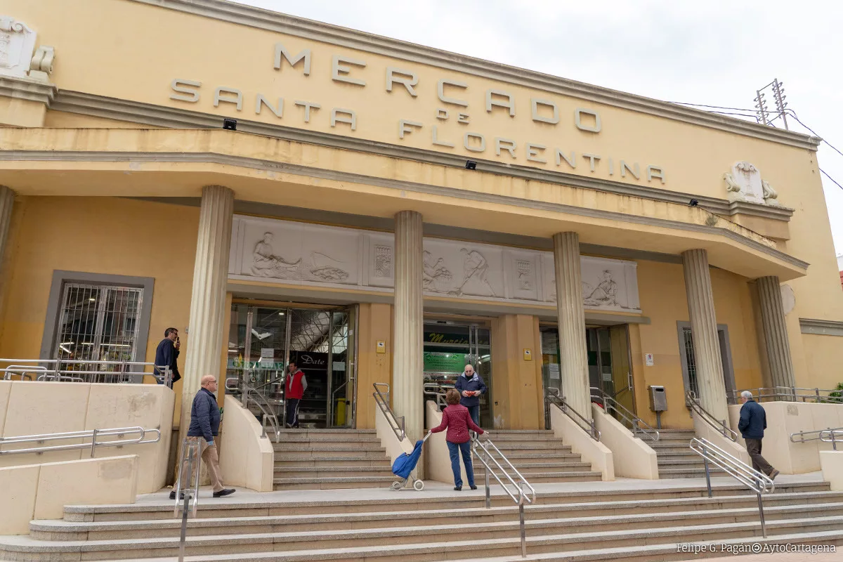 Imagen de la fuente asociada a: Cartagena licita más de una veintena de puestos en el Mercado de Santa Florentina y la explotación de su aparcamiento