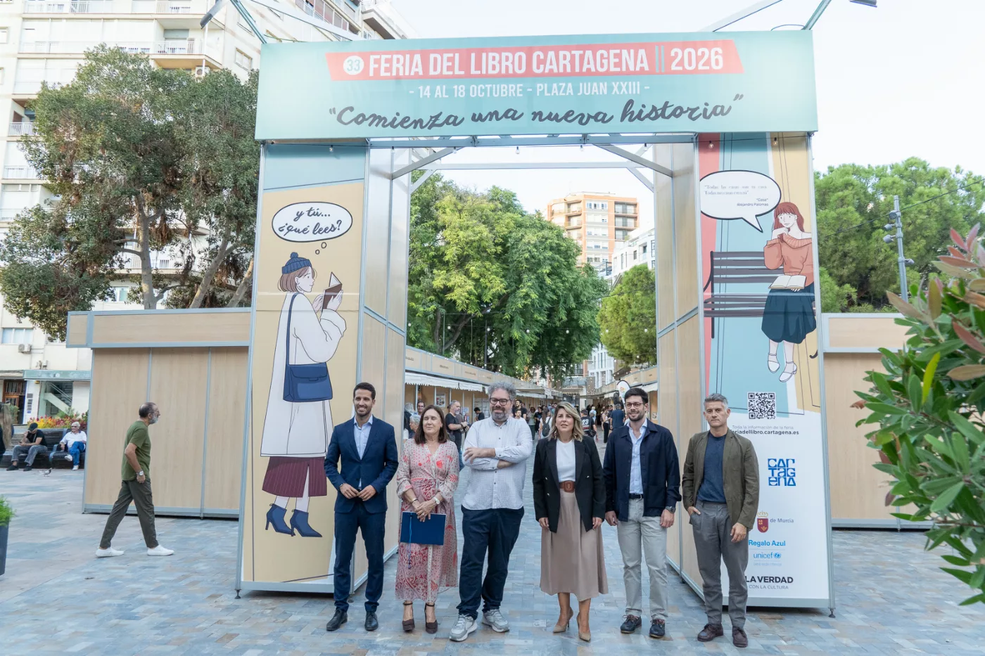 Imagen de la fuente asociada a: Sergio del Molino da el pistoletazo de salida a la Feria del Libro de Cartagena con un pregón que reivindica la literatura como punto de encuentro