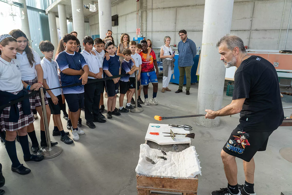 Imagen de la fuente asociada a: El Museo del Vidrio de Santa Lucía vuelve a abrir sus puertas con talleres experienciales y visitas inmersivas