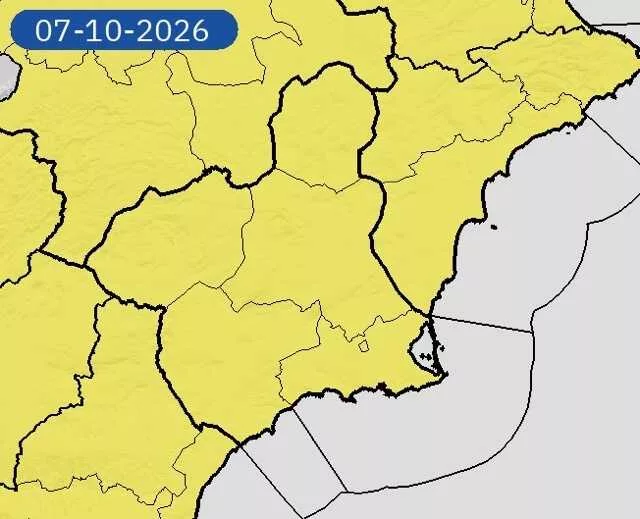 Imagen de la fuente asociada a: Cartagena se prepara para una madrugada de lluvias y tormentas: aviso amarillo desde medianoche