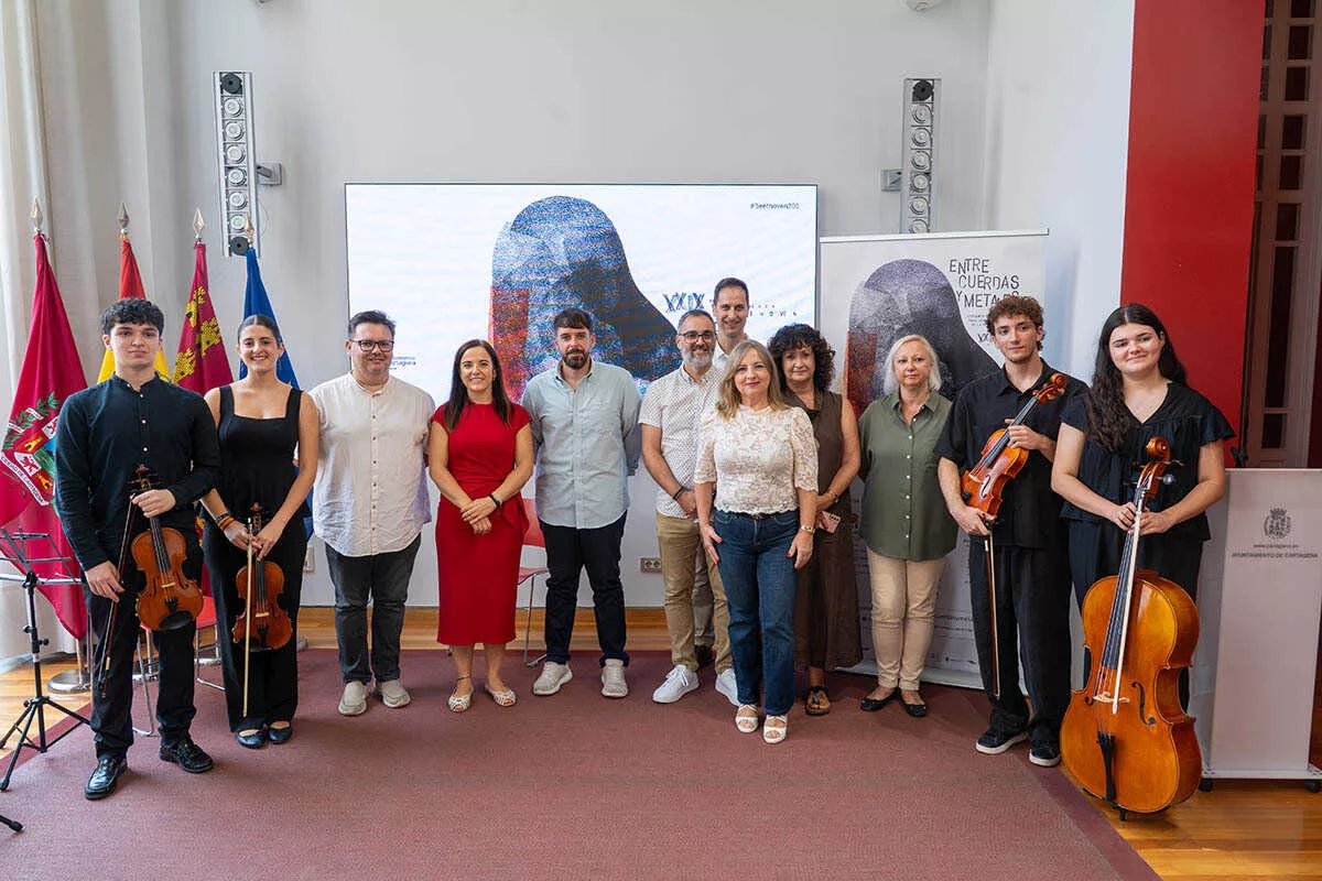 Imagen de la fuente asociada a: Entre Cuerdas y Metales abre inscripciones en Cartagena y prepara una edición dedicada a Beethoven