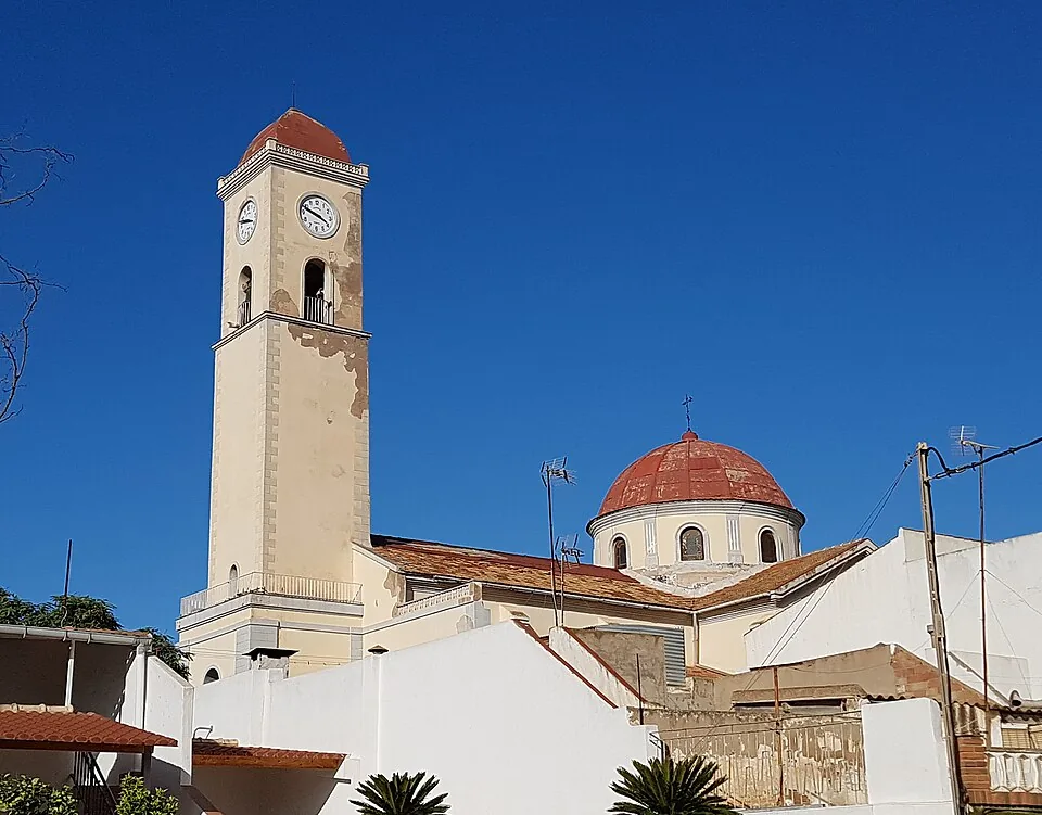 Iglesia de Nuestra Señora de los Dolores, en el barrio cartagenero