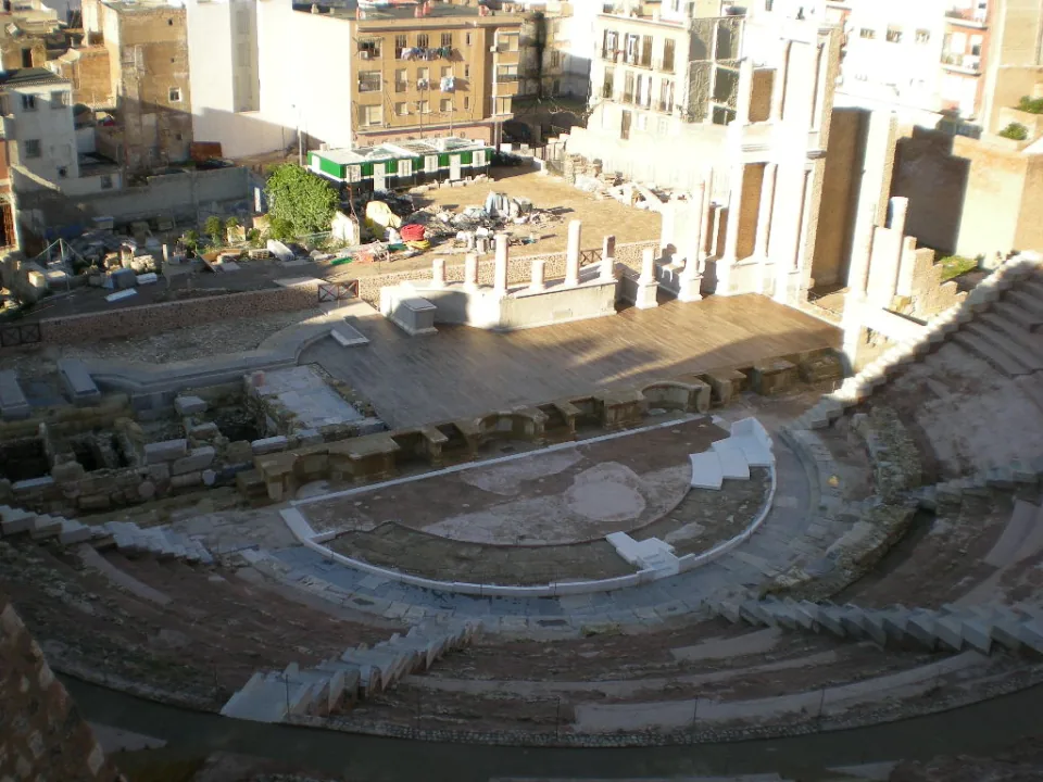 Imagen de archivo del Teatro Romano de Cartagena, tomada en 2008