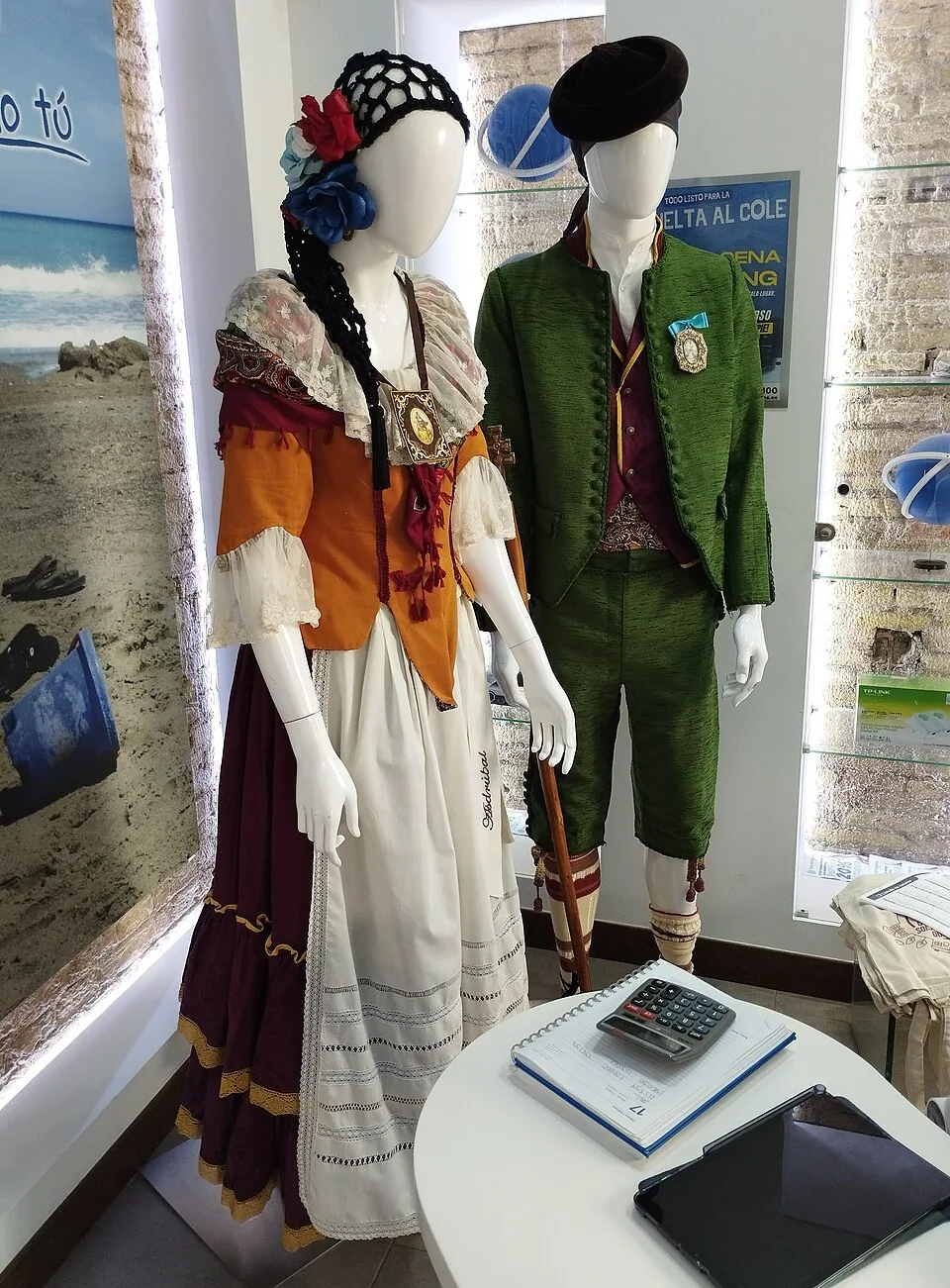 Exposición de trajes de la romería de San Ginés de la Jara en Cartagena